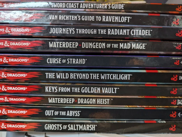 DUNGEONS AND DRAGONS D&D Adventure Books 5e 5th Edition £30.00 ...