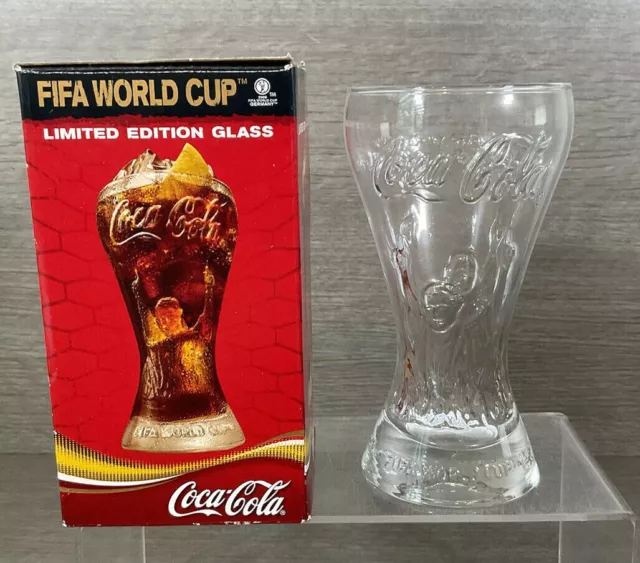 Coca Cola  FIFA World Cup Limited Edition Glass Germany 2006 In Original Box