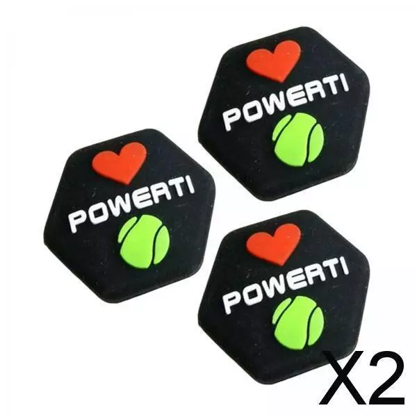 2 x 3 Pieces Tennis Racket Vibration Dampeners Lightweight