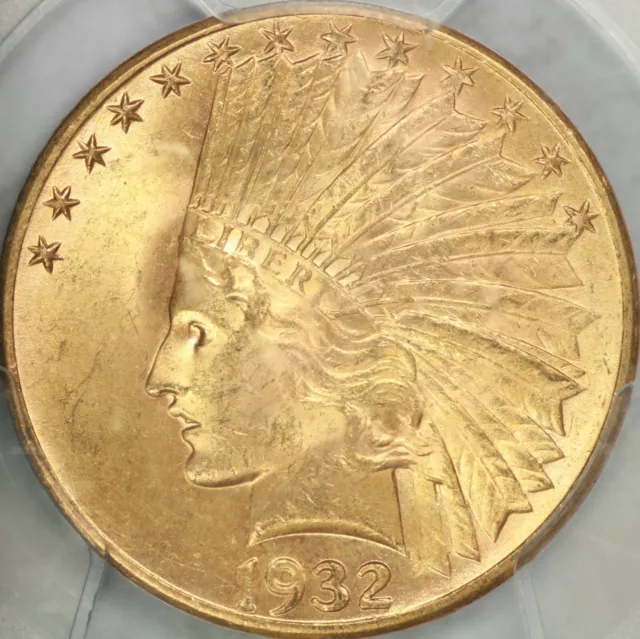 1932 $10 Indian Eagle PCGS MS64