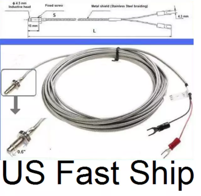 Type K Thermocouple Temperature Controller Probe Sensor Screw Type