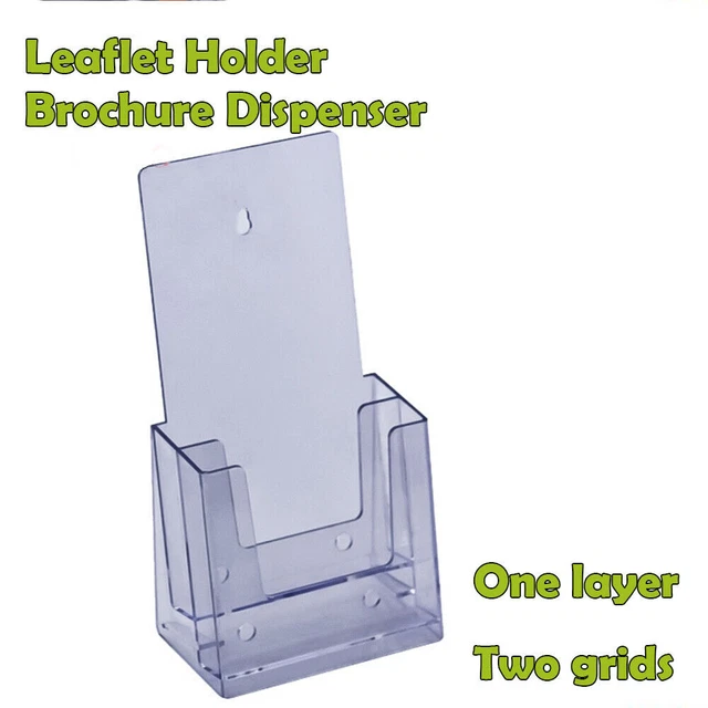 LEAFLET HOLDER BROCHURE Dispenser Flyer Menu Holders Display Stands 105