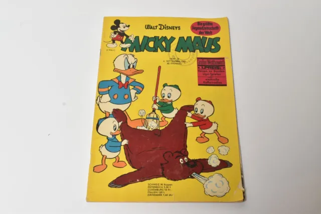 Micky Maus Heft 36 1965 Werbe Exemplar recht guter Zustand Comic
