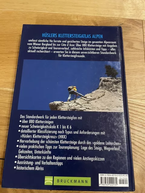 Hüslers Klettersteigatlas Alpen: Über 1000 Klettersteige in den Alpen 2