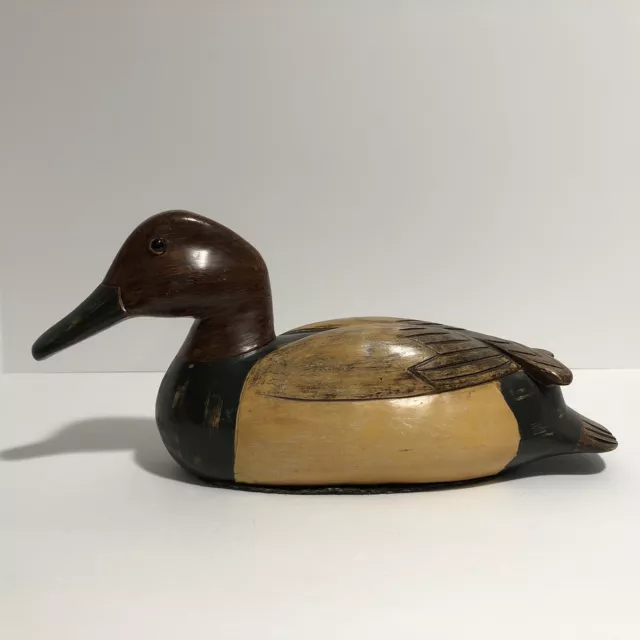 10.5” Duck Decoy Figurine Rustic Lodge Cabin Farmhouse Lake House Man Cave Decor