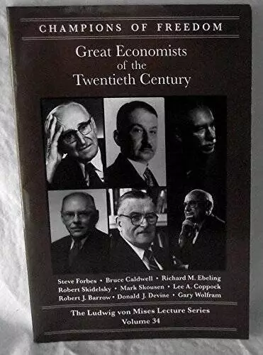 Great Economists of the Twentieth Century (Champions of Freedom, Vol - GOOD