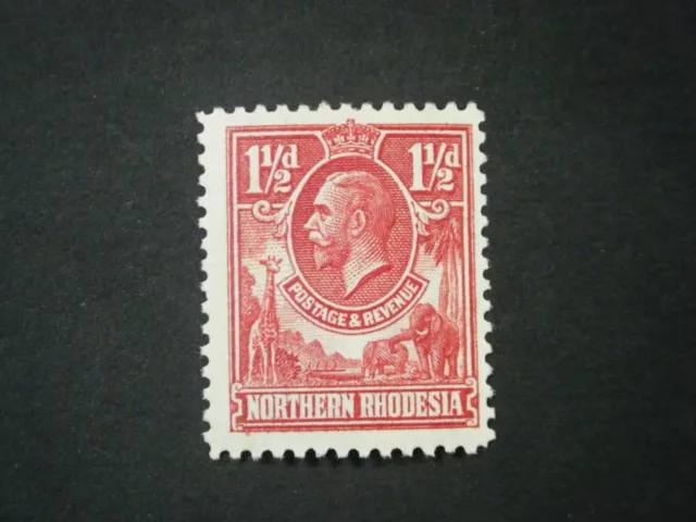 Northern Rhodesia KGV 1925 1½d carmine-red SG3 LMM