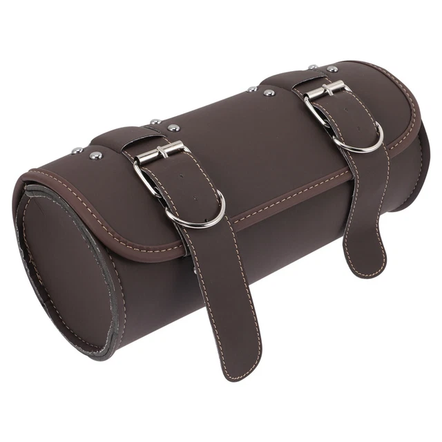 Borsa forcella moto borsa in pelle borsa per attrezzi manubrio universale-