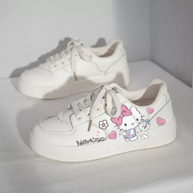 Hello Kitty College Stil Harajuku Casual Flache Schuhe Y2k Turnschuhe Anime Gift