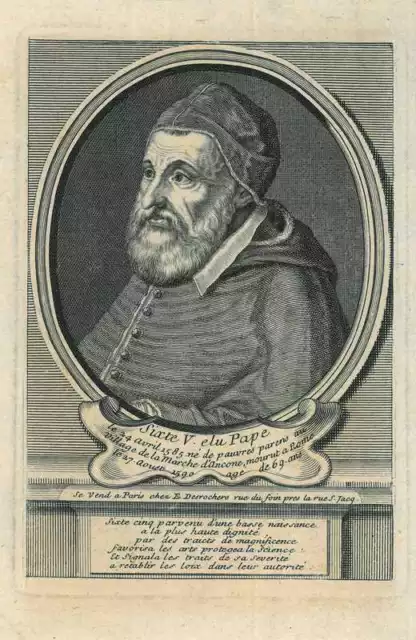 Portrait of Pope Sixtus V