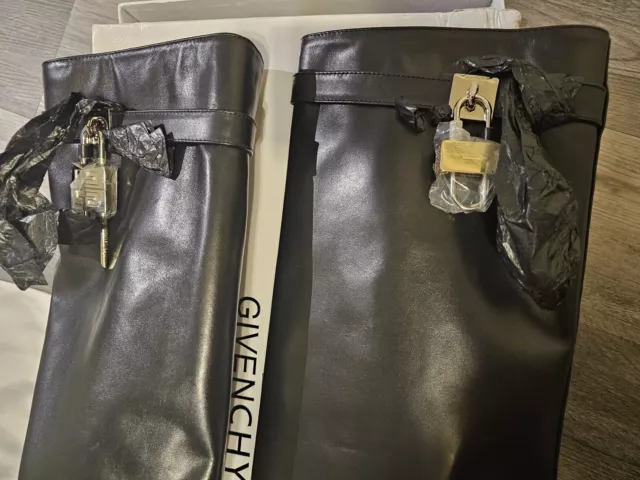 Authentic Givenchy Shark  Lock Boots Size 42 3