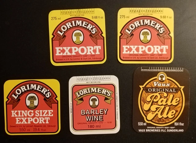 British Beer Labels  Lorimer S  Breweries