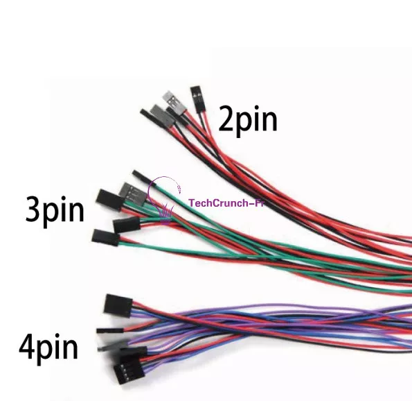 1/2/5/10PCS 70cm 2Pin/3Pin/4Pin Female To Female Jumper Dupont Cable