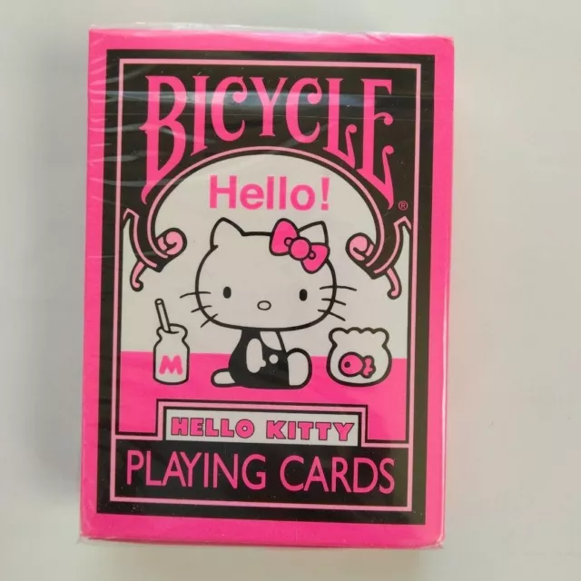 Bicycle Sanrio Hello Kitty Playing Cards / Trump / Rare / Discontinued