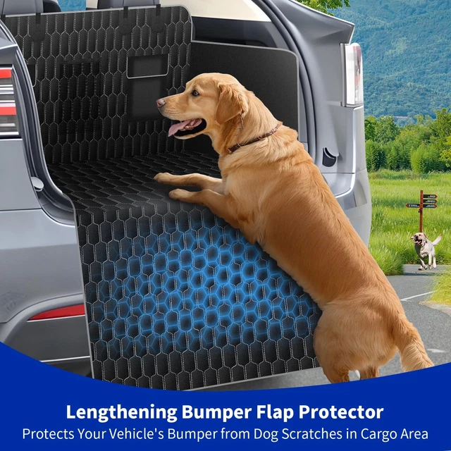 thumbnail image 2 of EVS Heavy Duty Car Boot Liner Protector For Peugeot 3008 - Black, Anti-Slip Dog Cover Mat 2 of 6