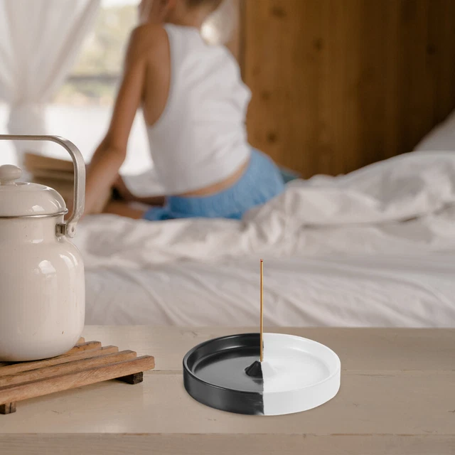 Incense Stick Holder Sacrifice Incense Stick Tray Burner Simple Round Incense