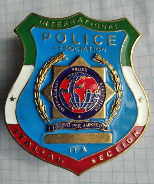 badge IPA Italy section International police association