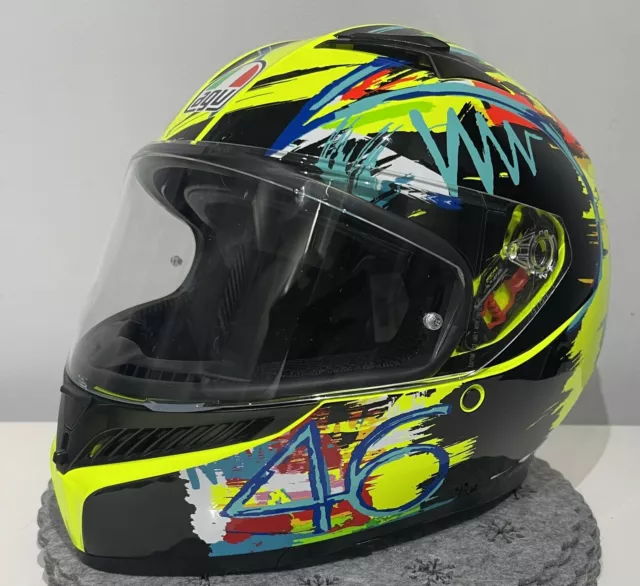 AGV K3 Rossi Winter Test 2019 ECE 22.06 Full Face Helmet Replica Size Medium