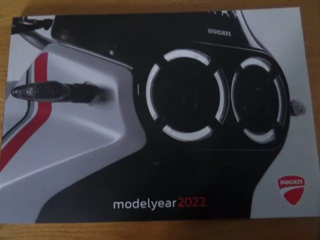 Ducati Range Motorcycle Sales Brochure 2022