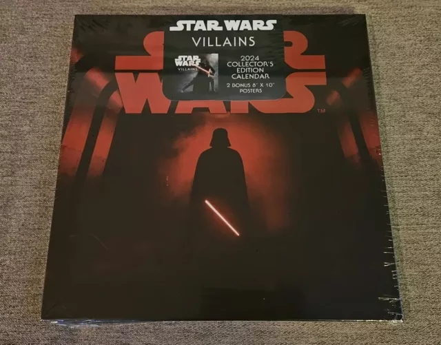 2024 STAR WARS Villains Collector's Edition Calendar with 2 Bonus