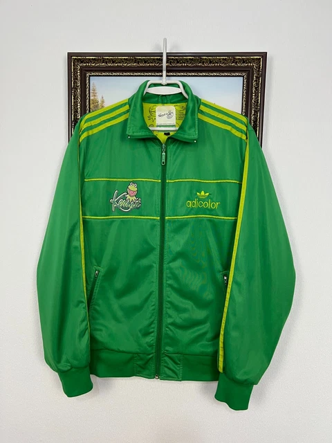ADICOLOR “Kermit The Frog” Training JKT Rare! Vintage Kermit Tracktop Adidas It S Not Easy Bein