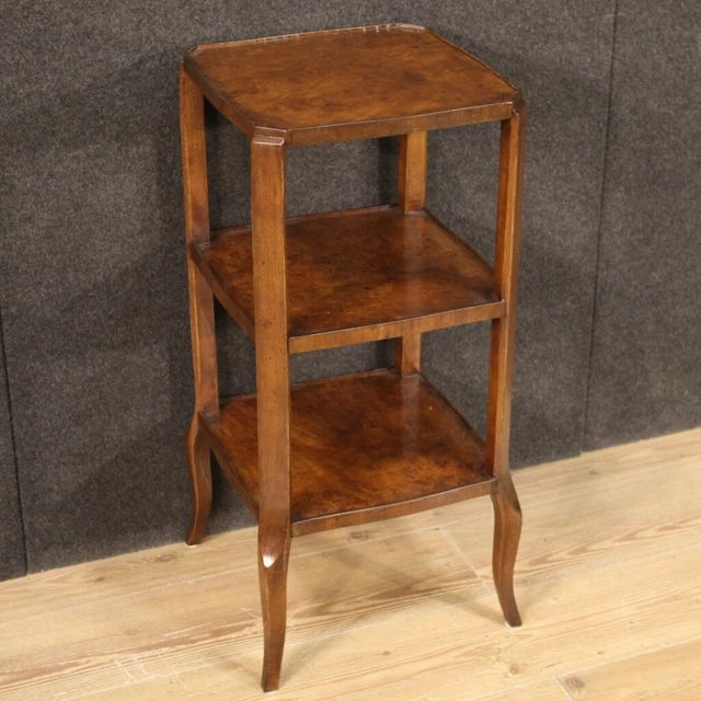 Mesa mesilla mueble etagere 900 salon italiano en madera estilo antiguo