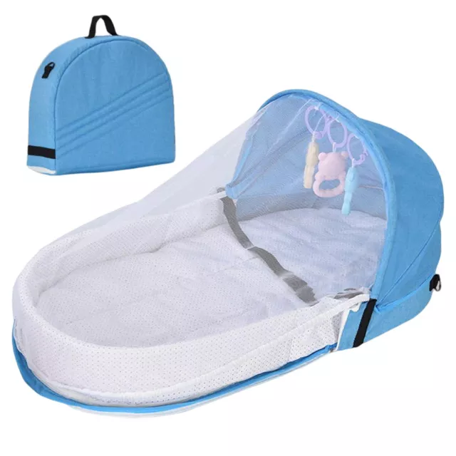 Foldable Newborn Bed Portable Baby Bassinet Infant Crib Travel Sleeper Cradles