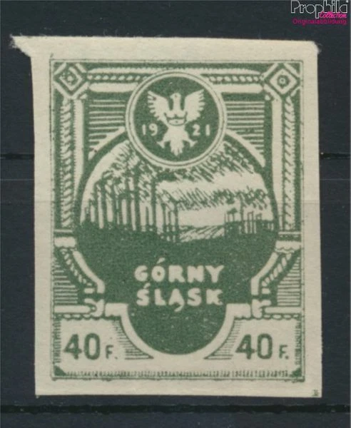 Briefmarken Ost-Oberschlesien - Insurg. 1921 Mi 4x B postfrisch(9120127