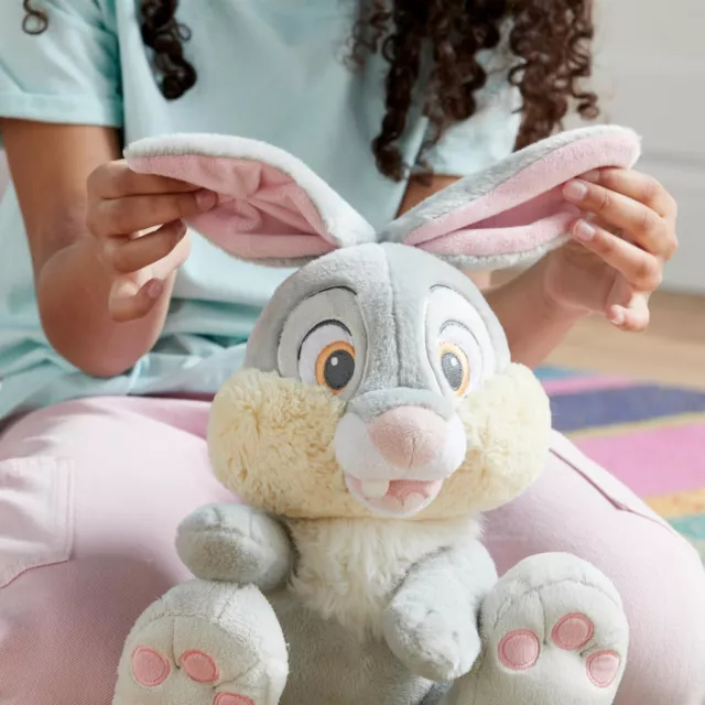 Disney Thumper Soft Toy Bambi Cute Fun Plush Grey Fluffy Easter Bunny 32cm/13” 2