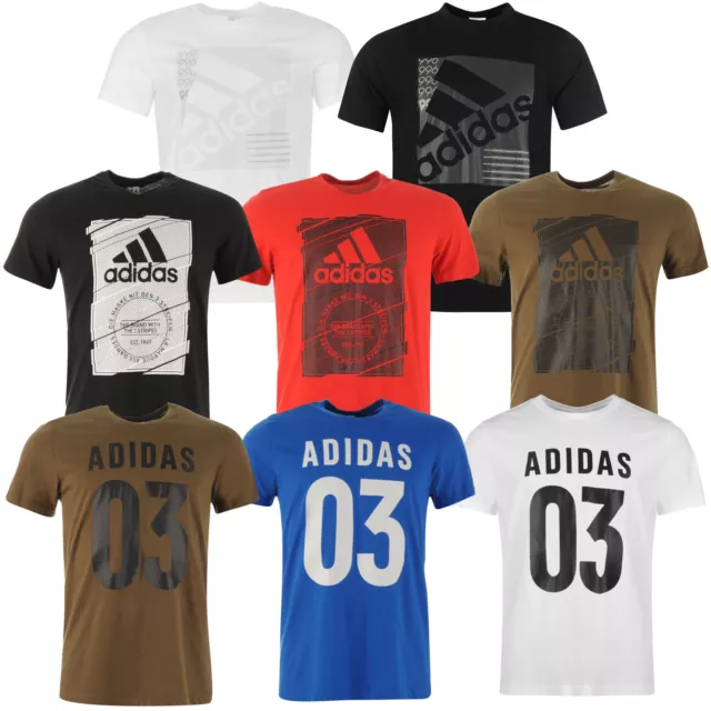 Adidas Herren T-Shirt Tee Shirt Street Baumwolle 5 Farben NEU S M L XXL 2XL N01