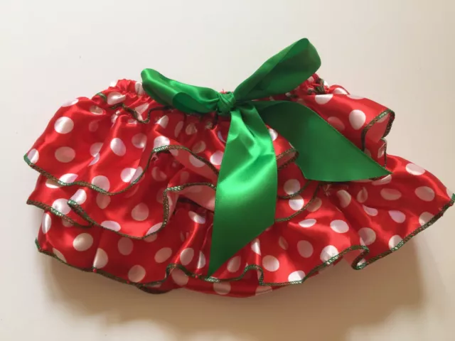 New!  Baby Diaper Cover Bloomers Ruffle Polkadot Red Green White