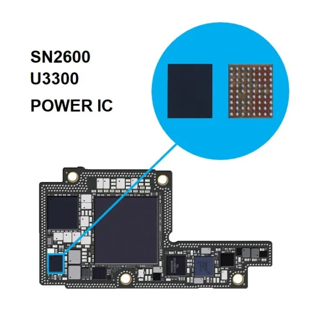 SN2600 SN2600B1  Power Charging Tigris IC U3300 for iPhone Xs /Xr /and /Xs Max