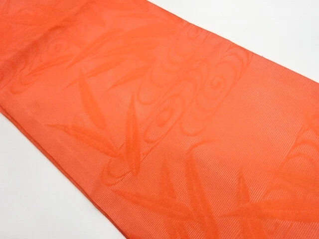 41178# Japanese Kimono / Vintage Nagoya Obi For Summer / Woven Flowers