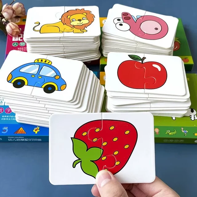 Jeu De Dominos Train Vintage – 28 Pièces En Bois, Jeu Familial Et Interactif, Cadeau Pour Enfants Et Adultes