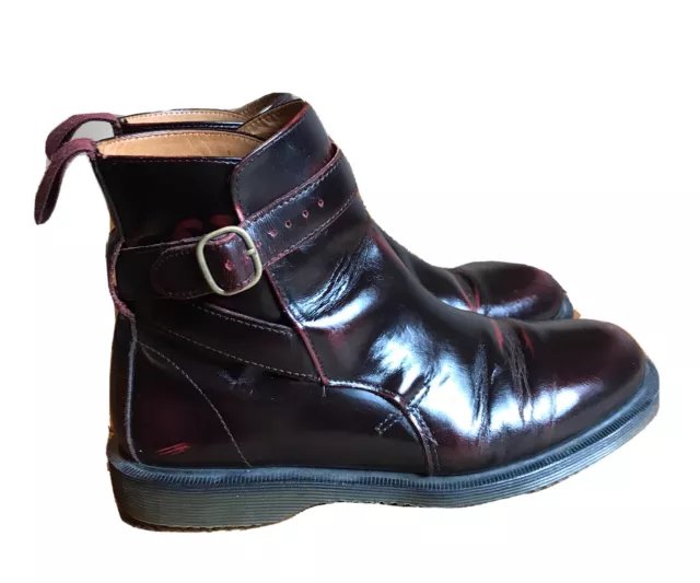Dr martens shop teresa cherry red