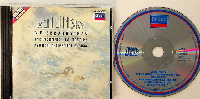ZEMLINSKY -DIE SEEJUNGFRAU -The Mermaid -CD -W.Germany FS PDO (Riccardo ...