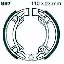 EBC Bremsbacken brake shoe 897 hinten TGB/Winking Hawk 50 303R  NEU