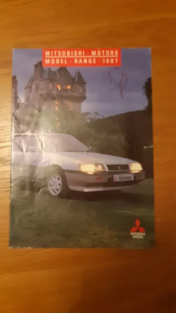 Mitsubishi Motors Model Range Brochure 1987