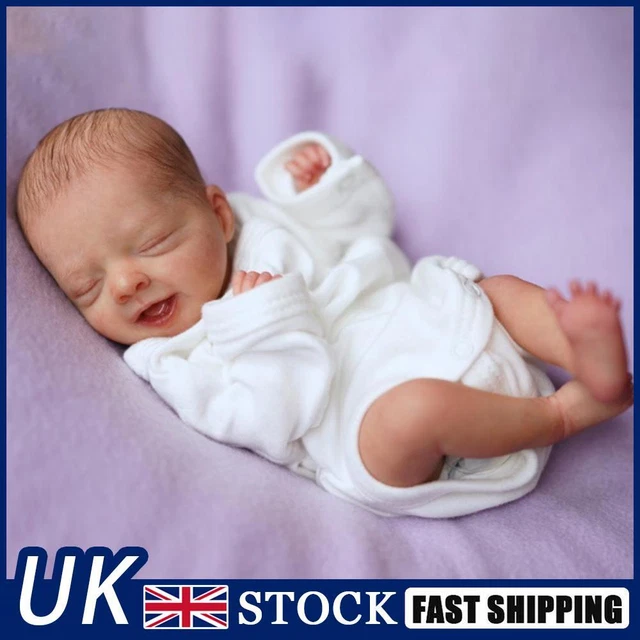 Soft Touch Unfinished Reborn Doll Kit Hand-assembled Infant Real Emotions Baby