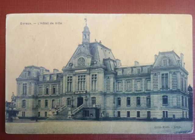 Cpa - 27 - Evreux - L'hotel De Ville