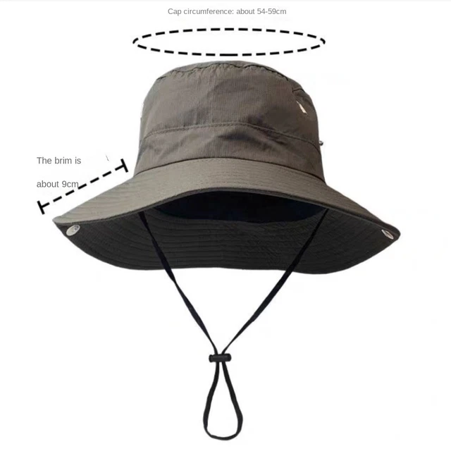 Chapeau De Soleil Avec Protection Cou Et Visage - UPF 50+ - Pliable Et Léger - Pour Pêche, Randonnée, Plage