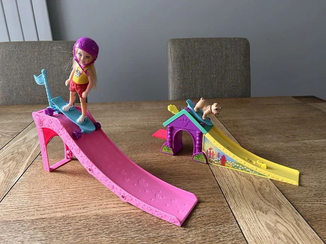 BARBIE CHELSEA CLUB Flips and Fun Skate Ramp Puppy Dog Skating Playset Rare 12.00 PicClick UK