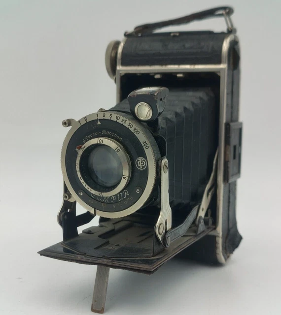Vintage Balgenkamera - F. Deckel München Compur - 1:3.8 - Kamera Analogkamera