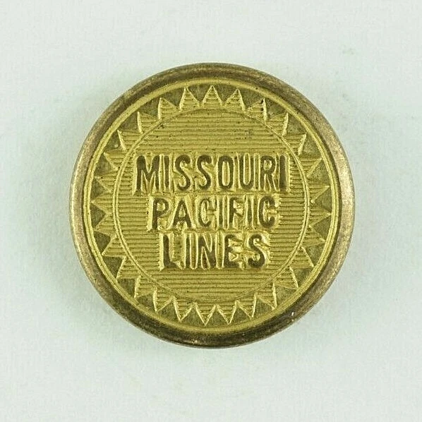 Vintage Missouri Pacific Lines Original Uniform Button Z6AT