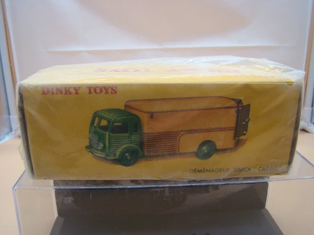 Camion De Pompiers Simca Cargo Joustra – 2 échelles – Tôle – Boîte D'origine (ancien)