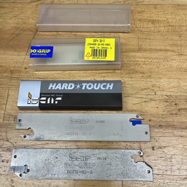 ISCAR DGFH 323 Parting Tool Holder. 2 Pieces. 1 Used. £94.57 PicClick UK