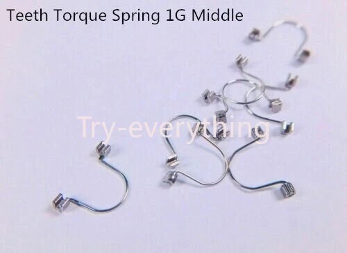 New 10Pc Dental Orthodontic Anterior Tooth Torque Springs Rectangular 1G Middle