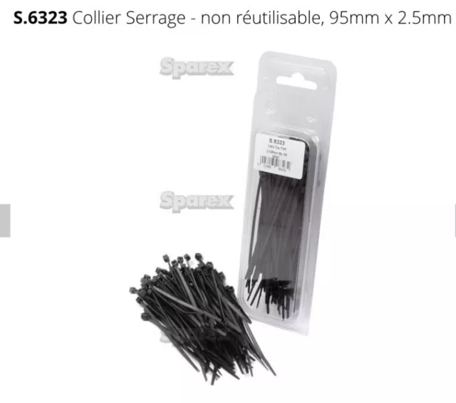Collier Serrage - non réutilisable, 200mm x 4.8mm