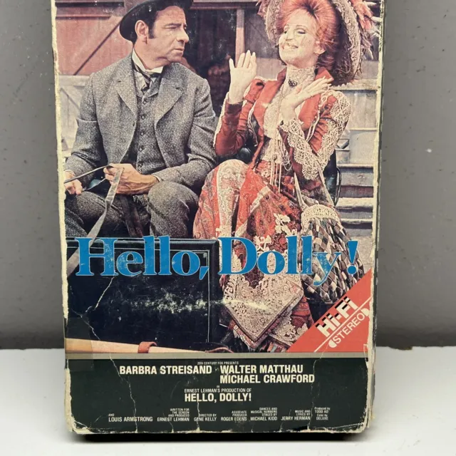 Hello, Dolly! VHS 1984 Video Tape CBS FOX Barbara Streisand BUY 2 GET 1 FREE! 3