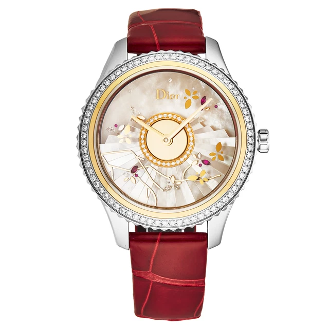 Christian Dior Women's CD153B26A001 'Grand Bal' MOP Dial Diamond Set Watch